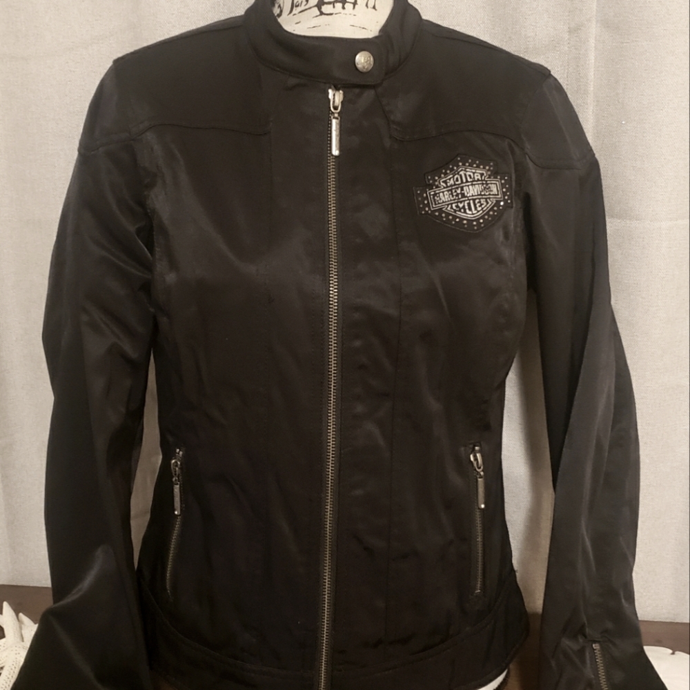 HARLY DAVIDSON Motorcycle Jacket WOMEN'S SMALL